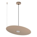 Lustră suspendată pe cablu PIATTO 1xGX53/15W/230V, diam. 45 cm, bej