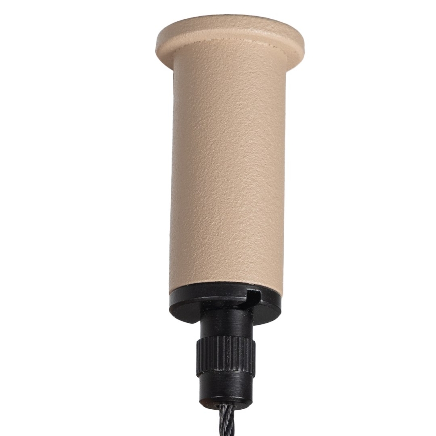 Lustră suspendată pe cablu PIATTO 1xGX53/15W/230V, diam. 45 cm, bej