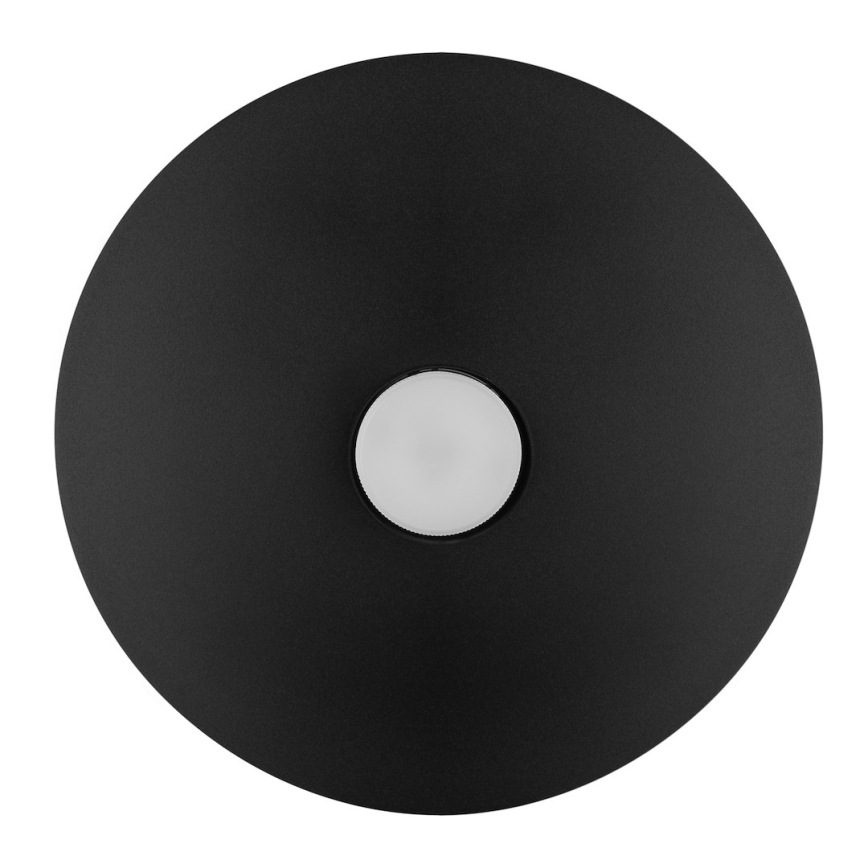 Lustră suspendată pe cablu PIATTO 1xGX53/15W/230V, diametru 35 cm, neagră