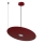 Lustră suspendată pe cablu PIATTO 1xGX53/15W/230V, diametru 45 cm, bordeaux
