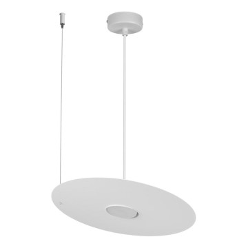 Lustră suspendată pe cablu PIATTO 1xGX53/15W/230V, Ø 35 cm, albă