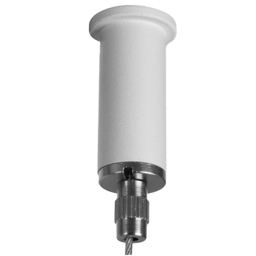 Lustră suspendată pe cablu PIATTO 1xGX53/15W/230V, Ø 35 cm, albă