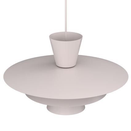 Lustră suspendată pe cablu PLATO, 1xE27/15W/230V, crem