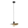 Lustră suspendată pe cablu SAVANA, 1xE27/15W/230V, Ø 39 cm, negru/auriu
