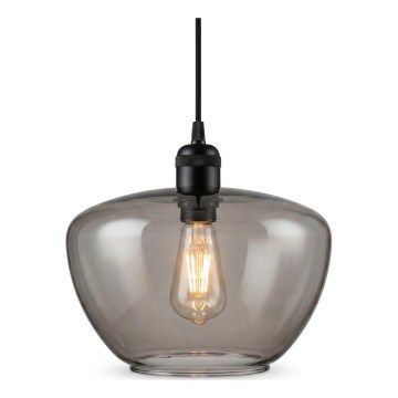 Lustră suspendată pe cablu SEVENTIES E27/40W/230V fumuriu/gri