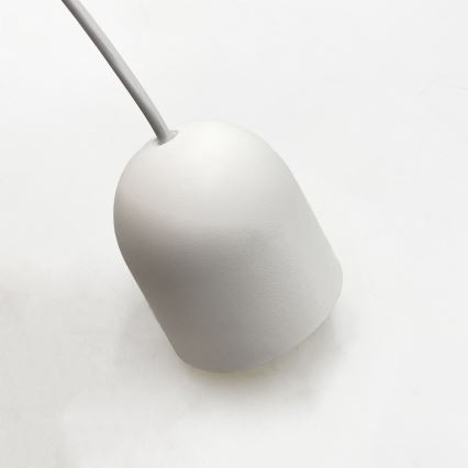 Lustră suspendată pe cablu SIRJA PLISADO 1xE27/15W/230V Ø 35 cm crem