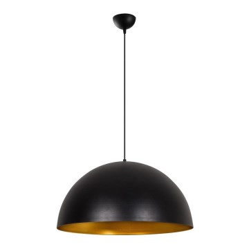 Lustră suspendată pe cablu SIVANI, 1 x E27, 40 W, 230 V, Ø 60 cm, negru/cupru