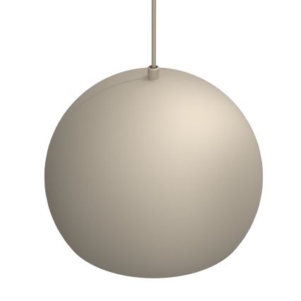 Lustră suspendată pe cablu SOOL, 1x E27/15W/230V, Ø 27 cm, bej