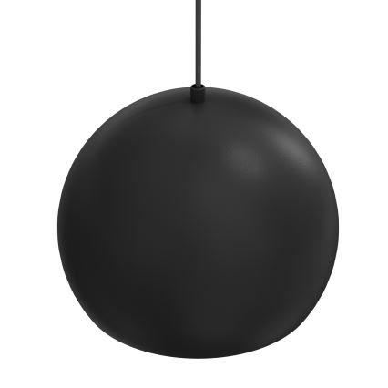 Lustră suspendată pe cablu SOOL, 1x E27/15W/230V, Ø 27 cm, negru