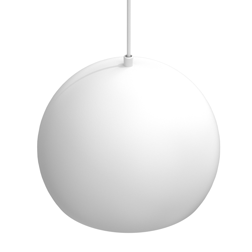 Lustră suspendată pe cablu SOOL, 1xE27/15W/230V, Ø 27 cm, albă