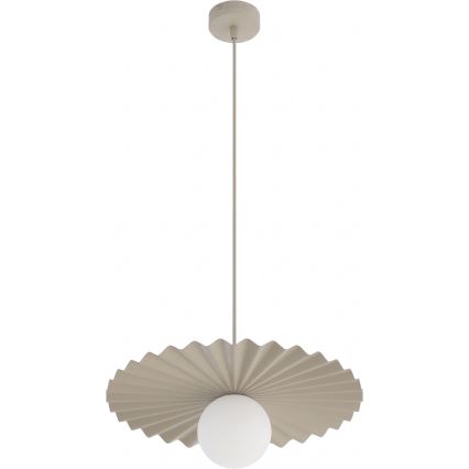 Lustră suspendată pe cablu UMBRA 1xG9/8W/230V bej