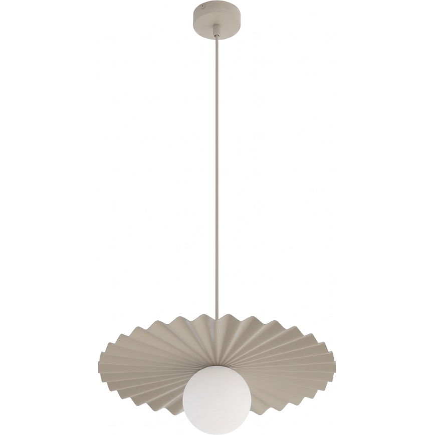 Lustră suspendată pe cablu UMBRA 1xG9/8W/230V bej