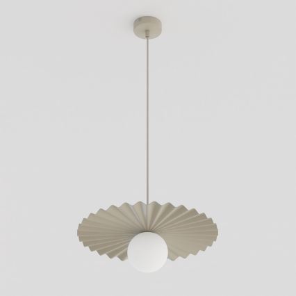 Lustră suspendată pe cablu UMBRA 1xG9/8W/230V bej
