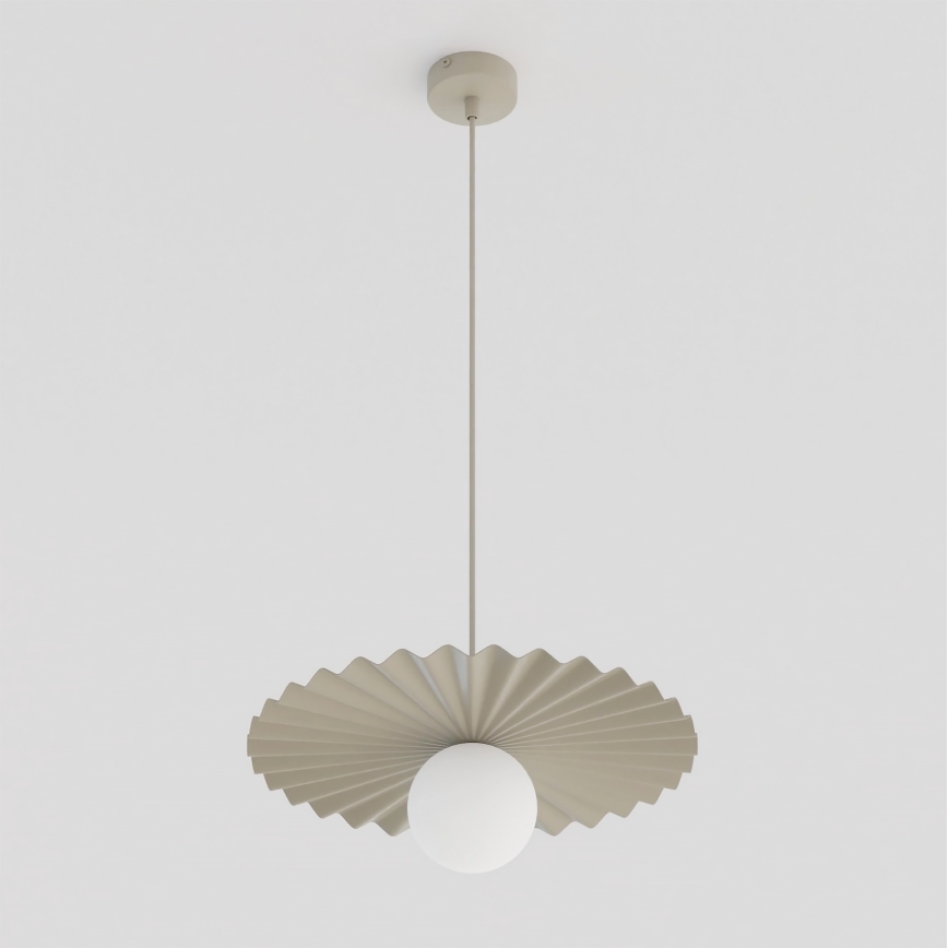 Lustră suspendată pe cablu UMBRA 1xG9/8W/230V bej