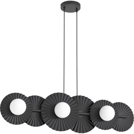 Lustră suspendată pe cablu UMBRA, 6x G9, 8W, 230V, negru