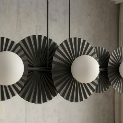 Lustră suspendată pe cablu UMBRA, 6x G9, 8W, 230V, negru