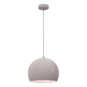 Lustră suspendată SOOL 1xE27/15W/230V Ø27 cm crem