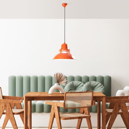 Lustră TIBET pe cablu 1xE27/40W/230V, portocalie