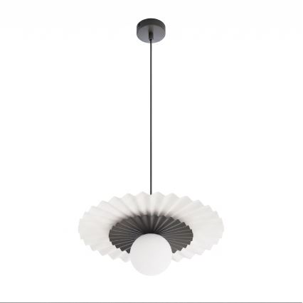 Lustră UMBRA pe cablu, 1xG9/8W/230V, negru/alb