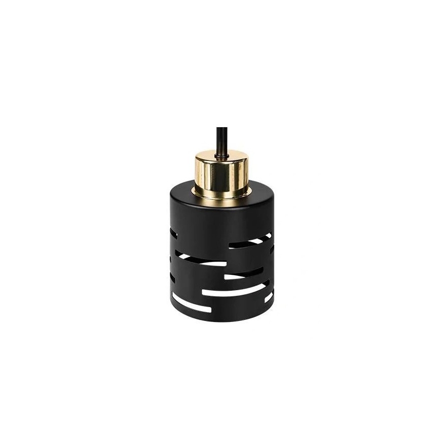 Lustru aplicat ELEN 3xE27/35W/230V negru/auriu
