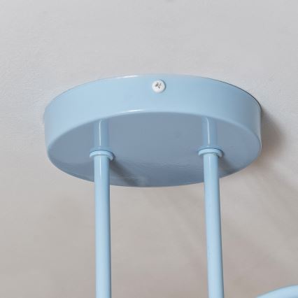 Lustru aplicat OXFORD, 2xE27/15W/230V, albastru