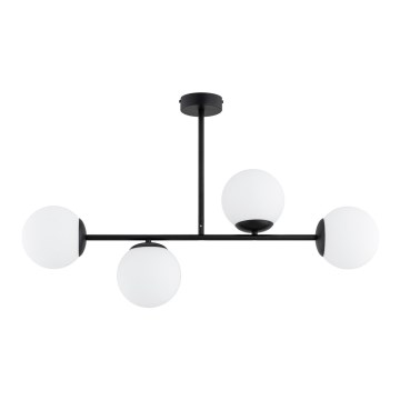 Lustru cu tijă GLORIS, 4 x E14, 10 W, 230 V, negru