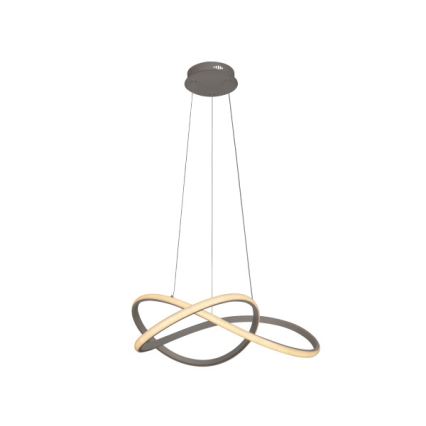 Lustru LED dimabil suspendat pe cablu, 85 W, 230 V, 3000–6500 K, Ø 60 cm, cu telecomandă