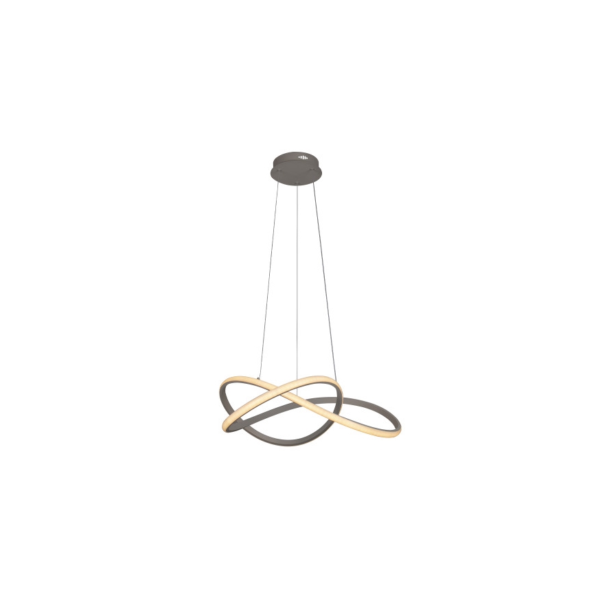 Lustru LED dimabil suspendat pe cablu, 85 W, 230 V, 3000–6500 K, Ø 60 cm, cu telecomandă