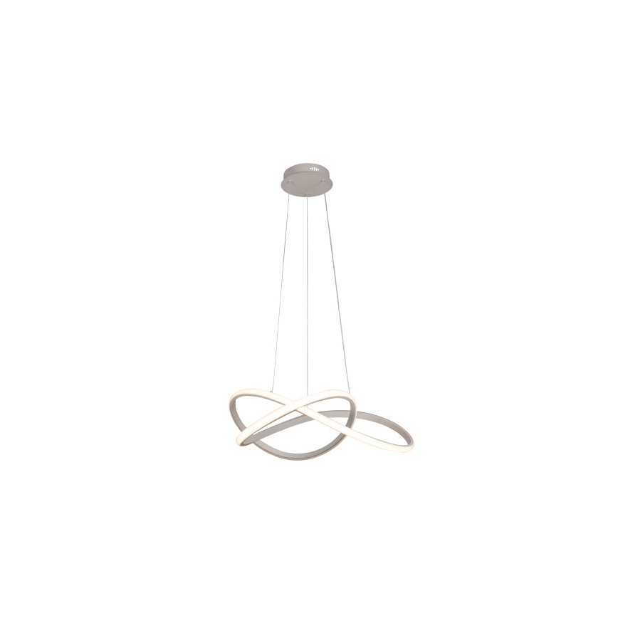 Lustru LED dimabil suspendat pe cablu, 85 W, 230 V, 3000–6500 K, Ø 60 cm, cu telecomandă