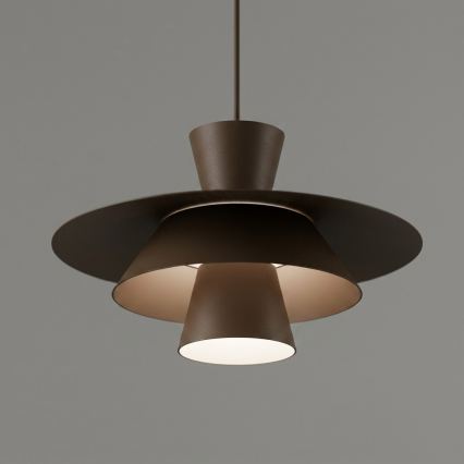 Lustru pe cablu PLATO 1xE27/15W/230V, maro