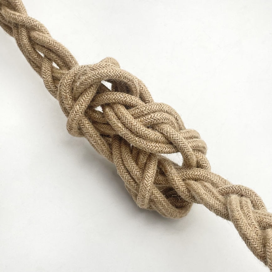 Lustru suspendat pe cablu LOOMIS, 5x E27 / 15 W / 230 V, 130 cm, bej/stejar