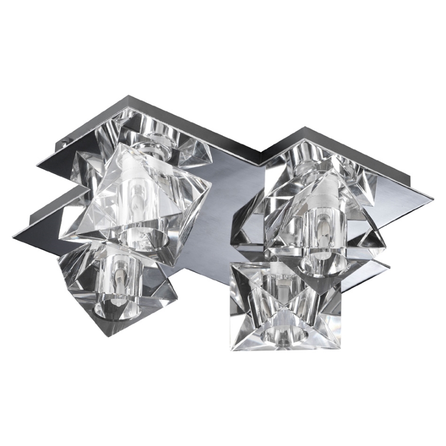 Luxera 1545 - Geam de schimb pentru candelabru, lampă de masă, lampadar și lampă de perete BAIKO G9