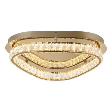 LUXERA 46150 - Plafonieră LED MIST, 32W, 230V, 4000K, Ø 50 cm, auriu