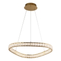 LUXERA 46151 - Lustră LED pe cablu MIST LED/43W/230V 4000K auriu