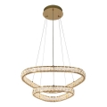 LUXERA 46152 - Lustră LED pe cablu MIST LED/65W/230V 4000K auriu