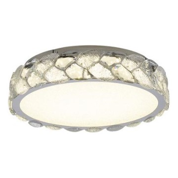 LUXERA 46153 - Plafonieră LED LARUNA, 32W, 230V, 4000K, Ø 40 cm, crom mat