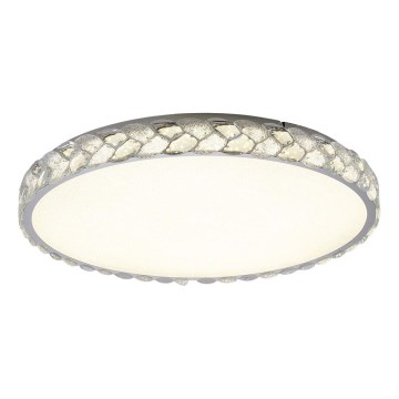 LUXERA 46155 - Plafonieră LED LARUNA, 85 W, 230 V, 4000 K, Ø 80 cm, crom mat