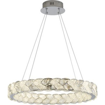 LUXERA 46156 - Pendul LED pe cablu LARUNA, 38W, 230V, 4000K, crom mat