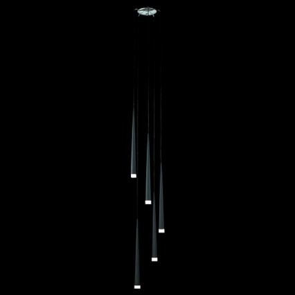 LUXERA 48004 - Lustra EBONY 5xG9/40W/230V