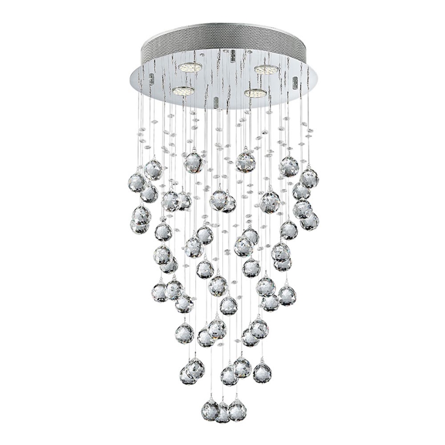 LUXERA 62411 - Lustra aplicata de cristal NORR 4xGU10/50W/230V