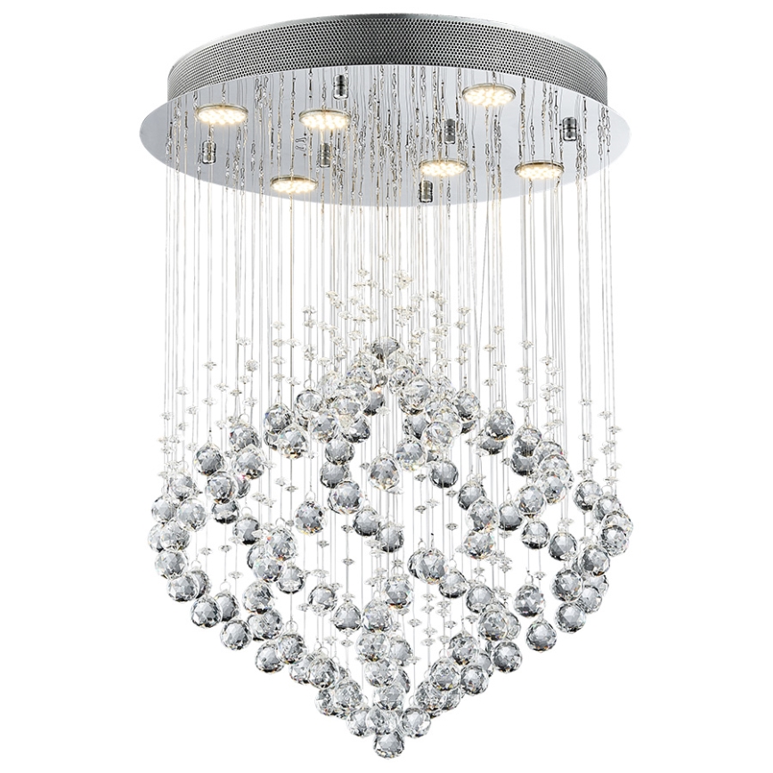 Luxera 62412 - Lustra aplicata de cristal CHESTER 6xGU10/50W/230V