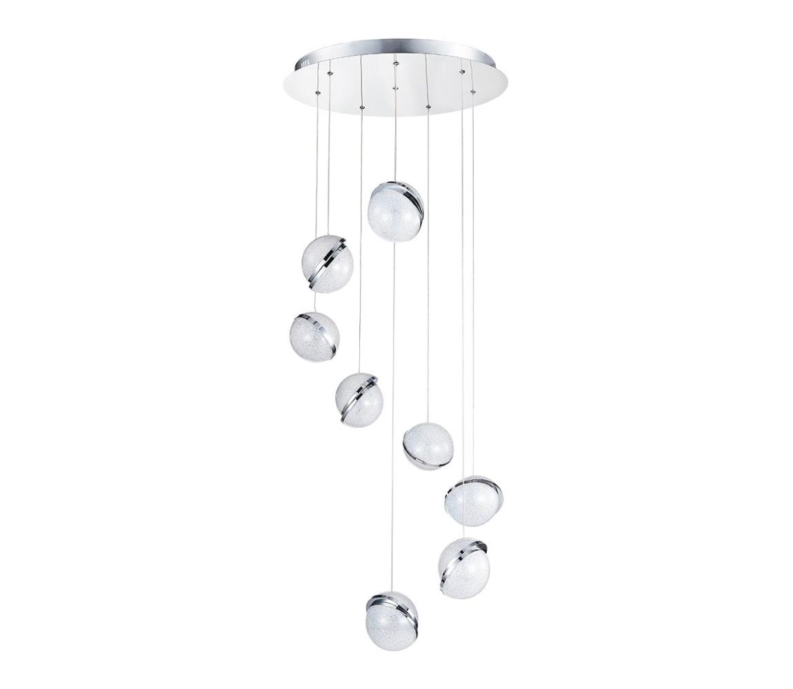 Luxera 62433 - Lustră LED pe cablu MALCOM 8xLED/8W/230V