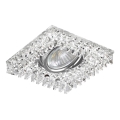 LUXERA 71067 - Corp de iluminat tavan fals CRYSTALS 1xGU10/50W/230V