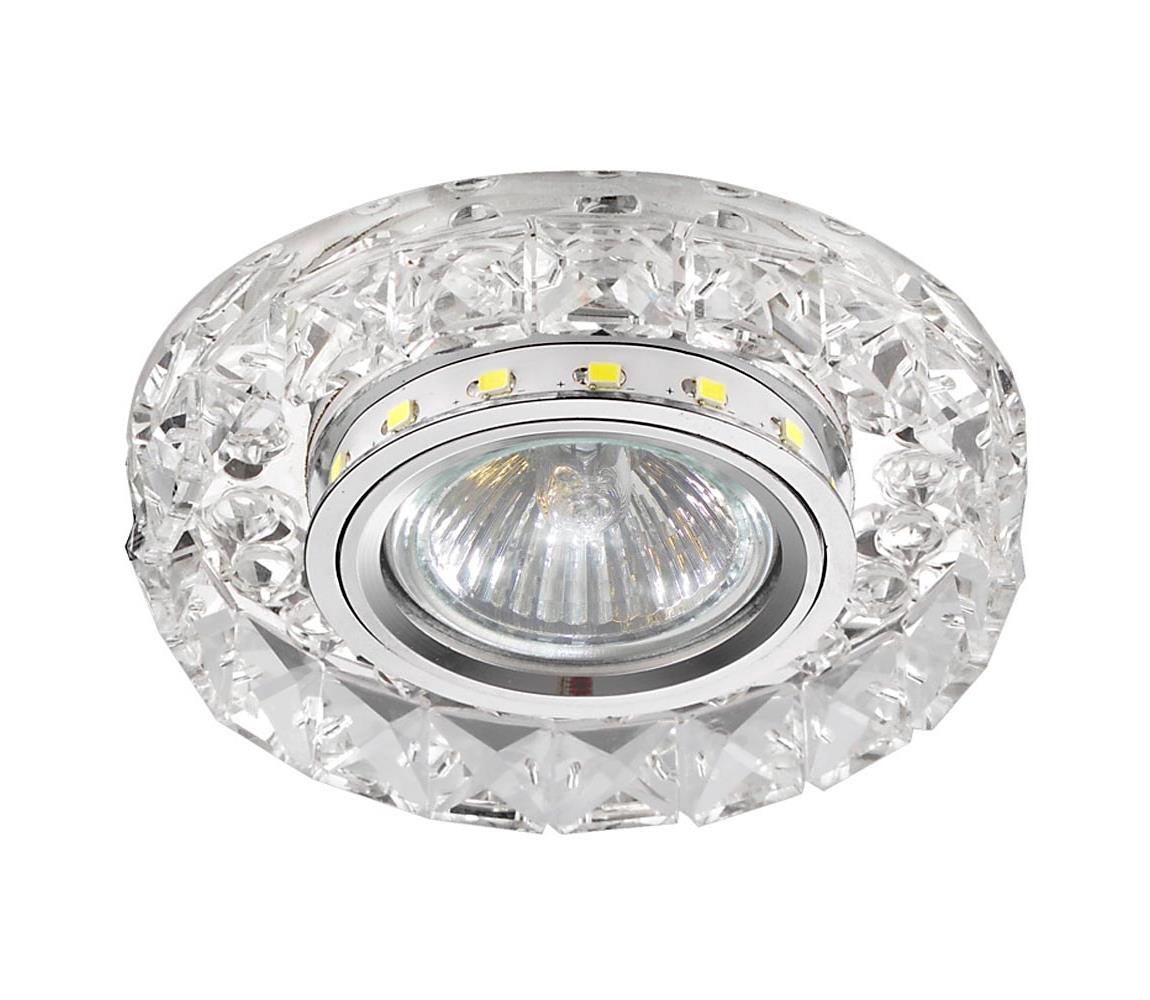 LUXERA 71074 - Corp de iluminat tavan fals CRYSTALS 1xGU10/50W/230V + LED STRIPE