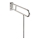 Mâner 10x25 cm inox/argintiu