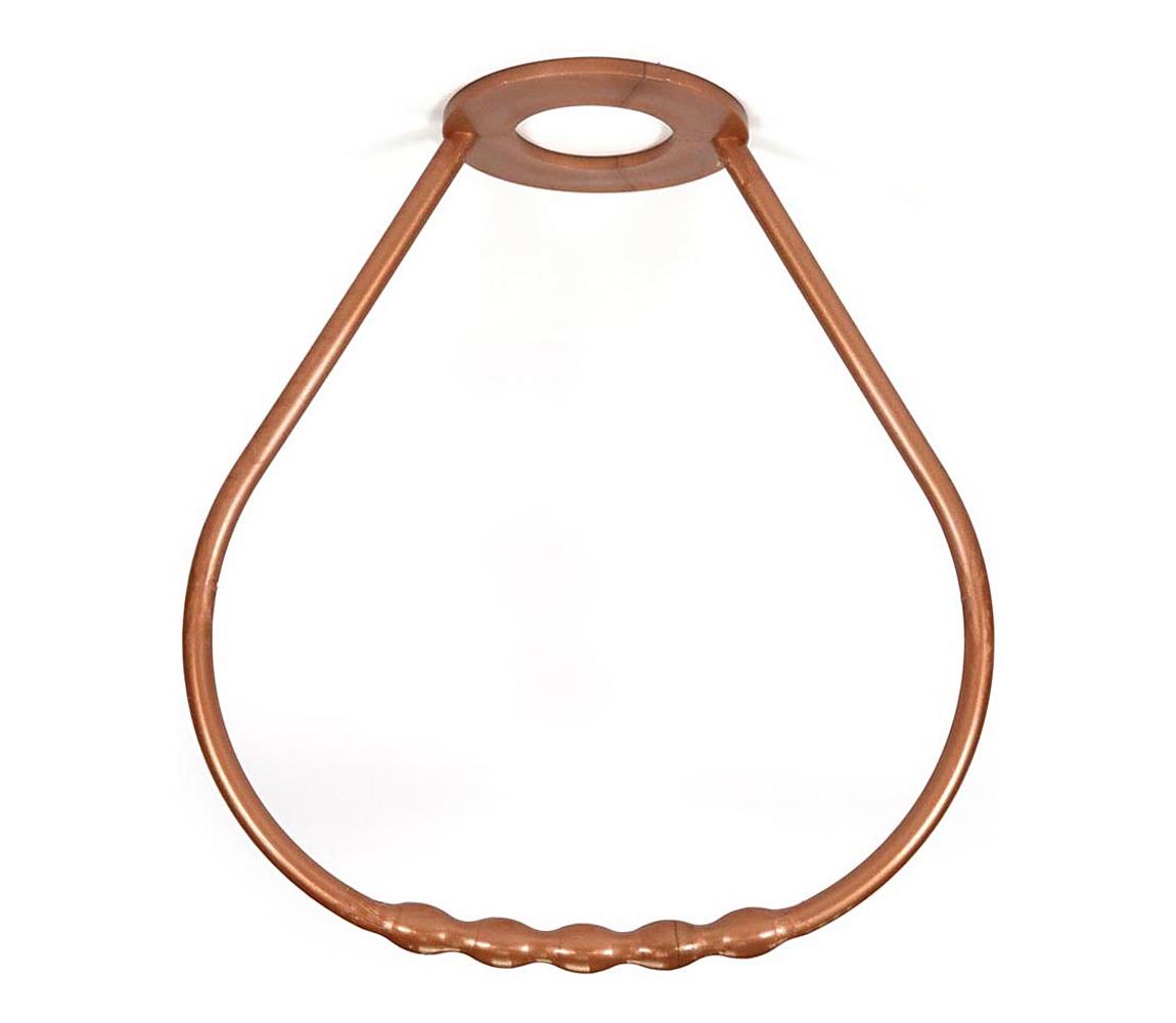 Mâner lustră din plastic cupru