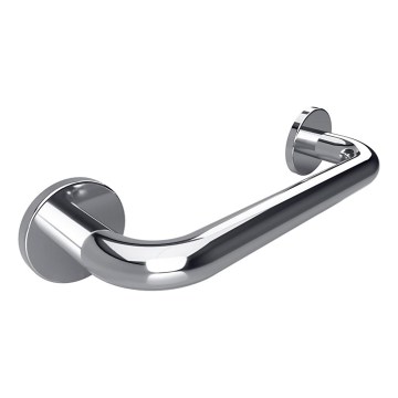 Mâner din inox 38x8 cm, finisaj argintiu