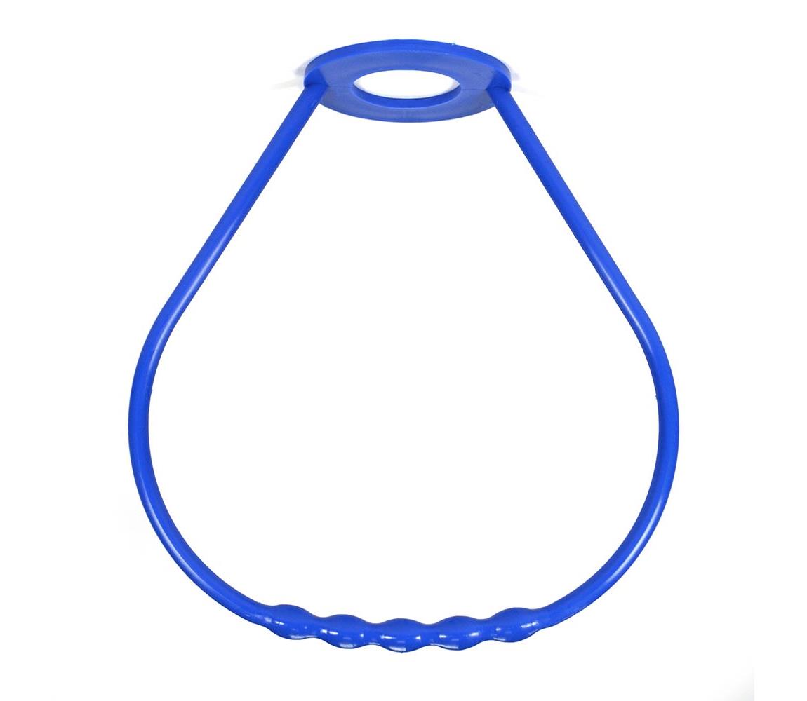 Mâner lustră din plastic albastru