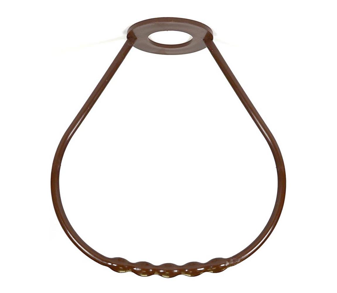 Mâner lustră din plastic maro
