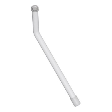 Mâner pentru oglinzi 1x14,8 cm inox/alb